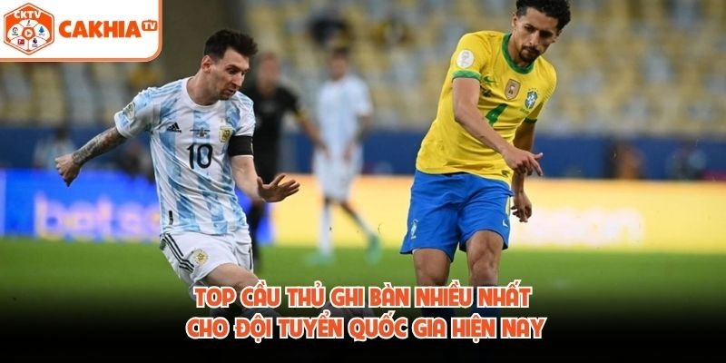 Top Cầu Thủ Ghi Bàn Nhiều Nhất Cho Đội Tuyển Quốc Gia Hiện Nay